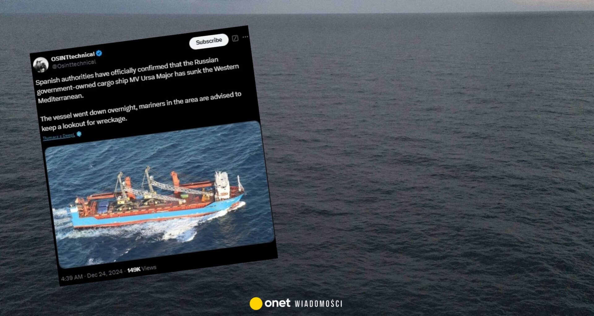 Elementy reaktora jądrowego na dnie Morza Śródziemnego. Zaskakujące ustalenia