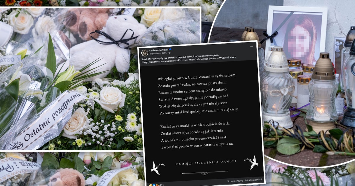 Zespół muzyczny z Jeleniej Góry upamiętnił Danusię. Internauci poruszeni