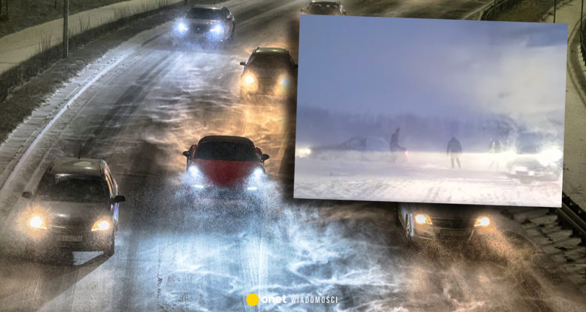 Burze śnieżne i zamiecie nad Polską. Woda wdziera się do Fromborka [RELACJA NA ŻYWO]