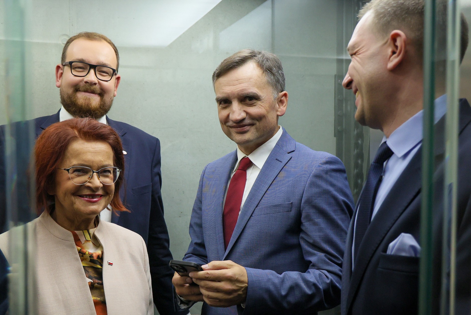 Maria Kurowska oraz Zbigniew Ziobro