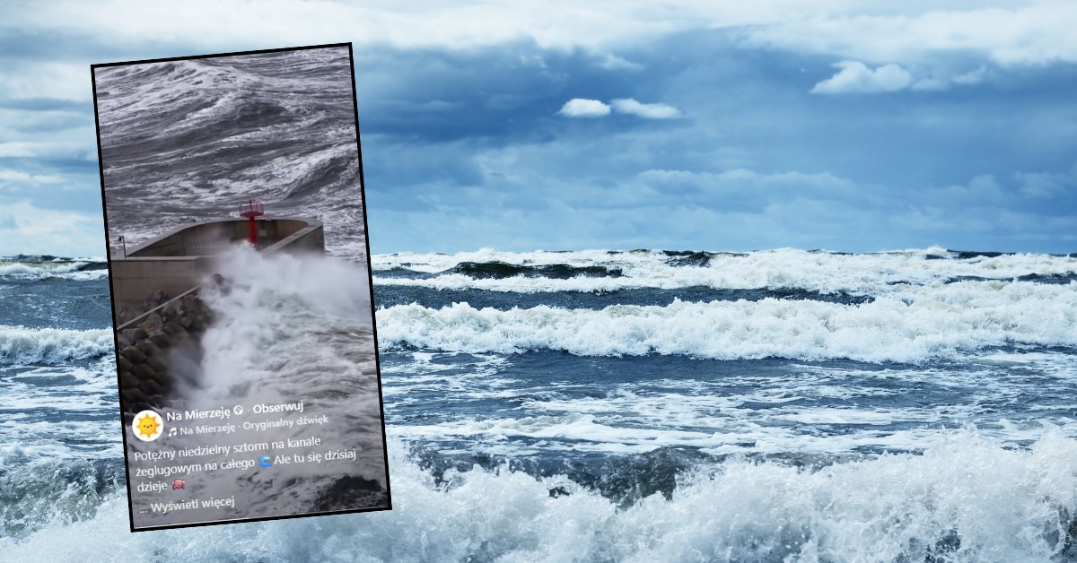 Potężny sztorm na Bałtyku. Fale nie oszczędziły popularnego miejsca