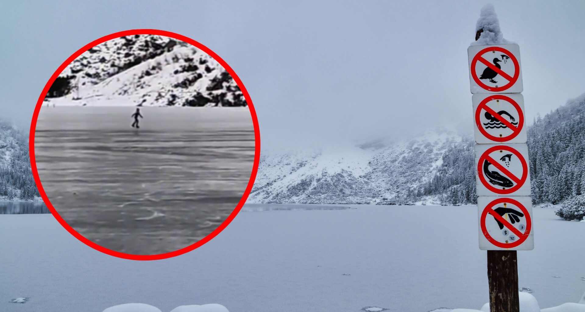 Szokujące sceny na Morskim Oku. W sieci wrze