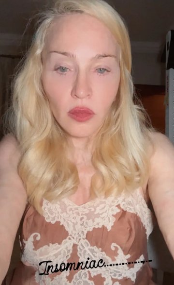 Screen z instagramowego profilu Madonny