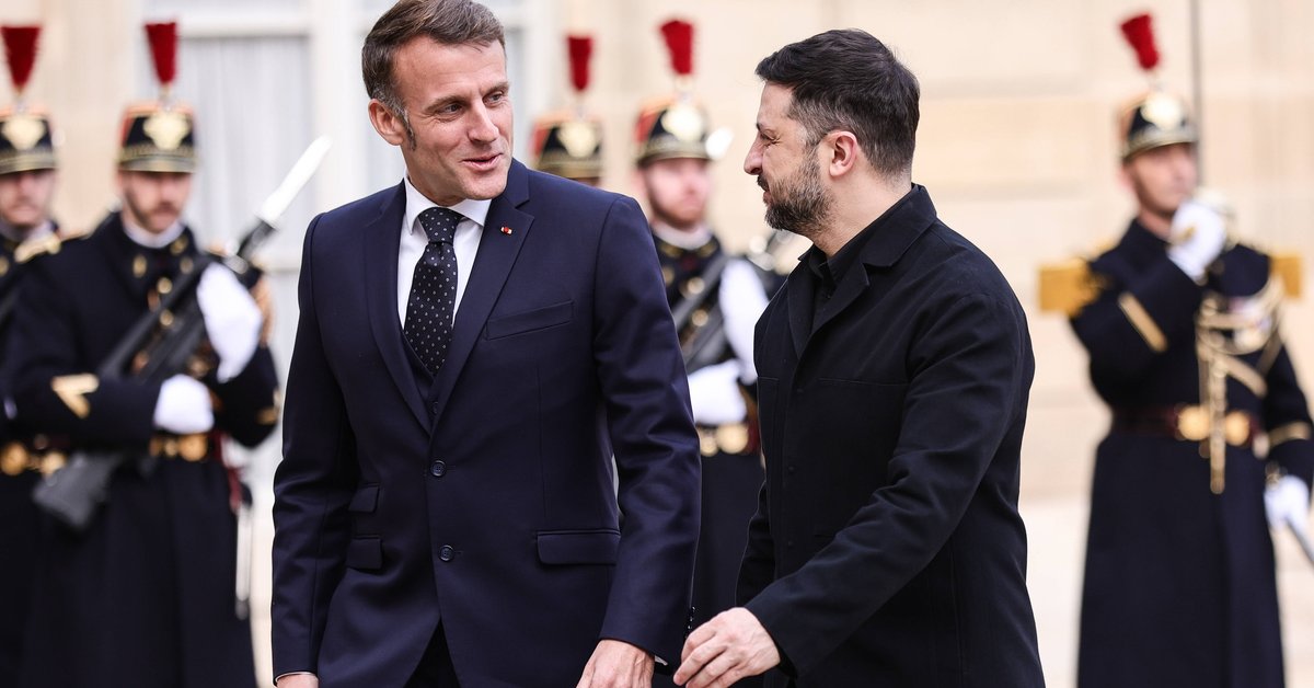 Macron rozmawiał z Zełenskim. Europa kluczowa dla pokoju w Ukrainie - Onet