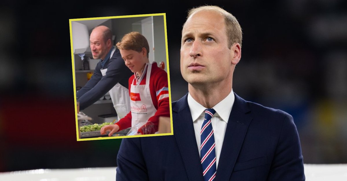 Książę William przekazuje tradycję Diany. George pomaga bezdomnym przed świętami