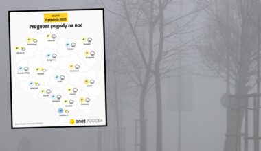 Noc będzie pochmurna, mglista, a temperatura balansować ma blisko 0 st. C