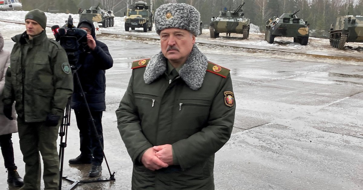 Prezydent Białorusi podczas spotkania z Władimirem Putinem w Moskwie