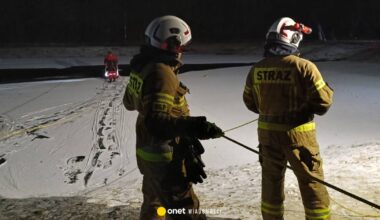 Dramatyczne sceny pod Poznaniem. Siedmiolatek i jego matka nie żyją po wypadku na stawie