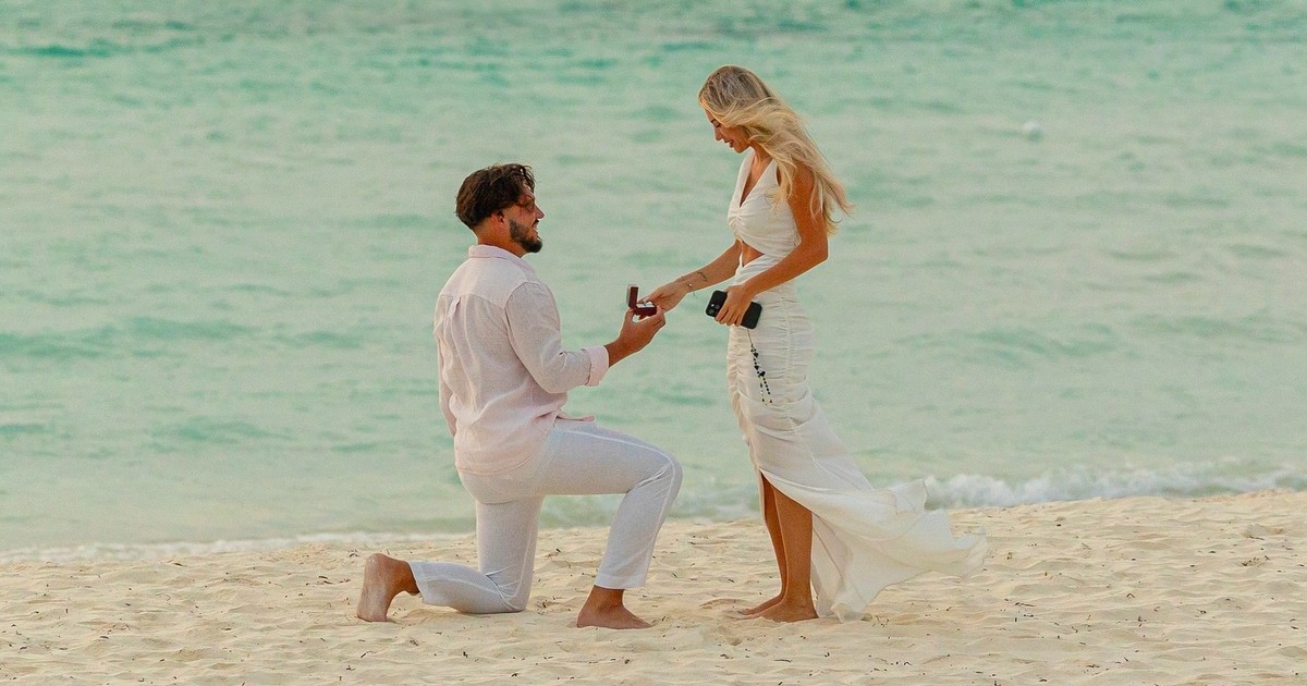 Syn Steczkowskiej poprosił ukochaną o rękę. Co za sceneria!