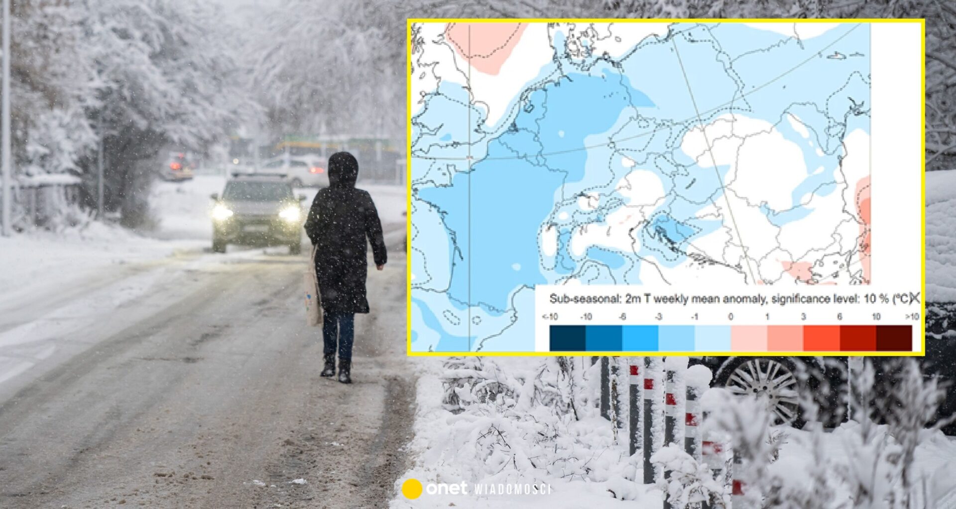 Śnieżna i mroźna zima coraz bliżej Polski. Duże zmiany już w czasie świąt