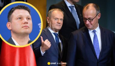 Sławomir Mentzen opublikował grafikę z Donaldem Tuskiem. Wymowny podpis