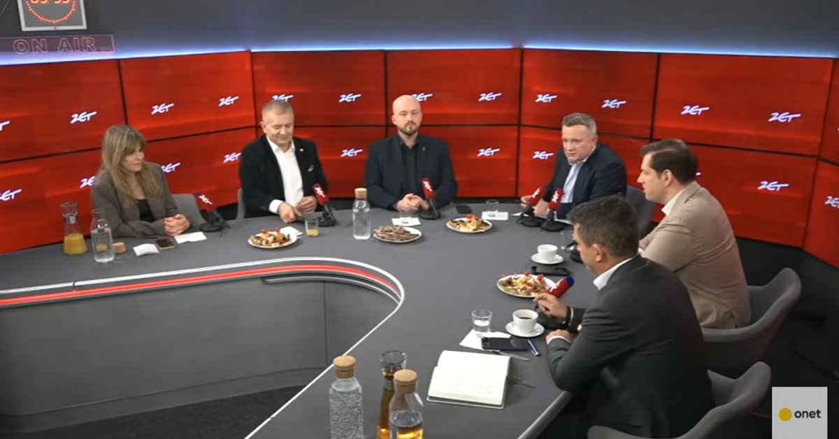 Politycy w studiu programu "7. Dzień Tygodnia w Radiu ZET"