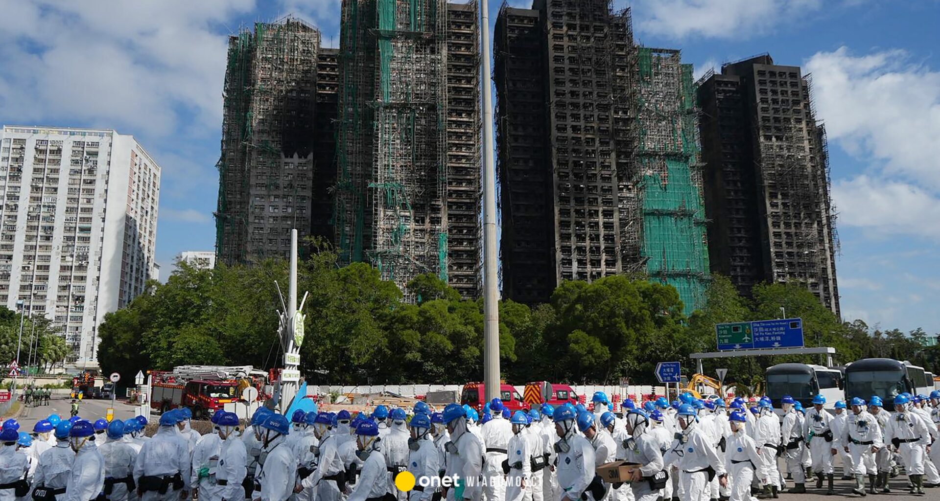 Są podejrzani po tragicznym pożarze w Hongkongu. Liczba ofiar przeraża