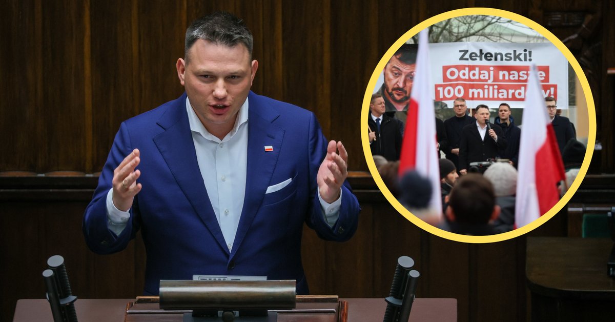 Europoseł grzmi po tym, co Konfederacja zrobiła przed Sejmem. "Zdrajcy" - Onet
