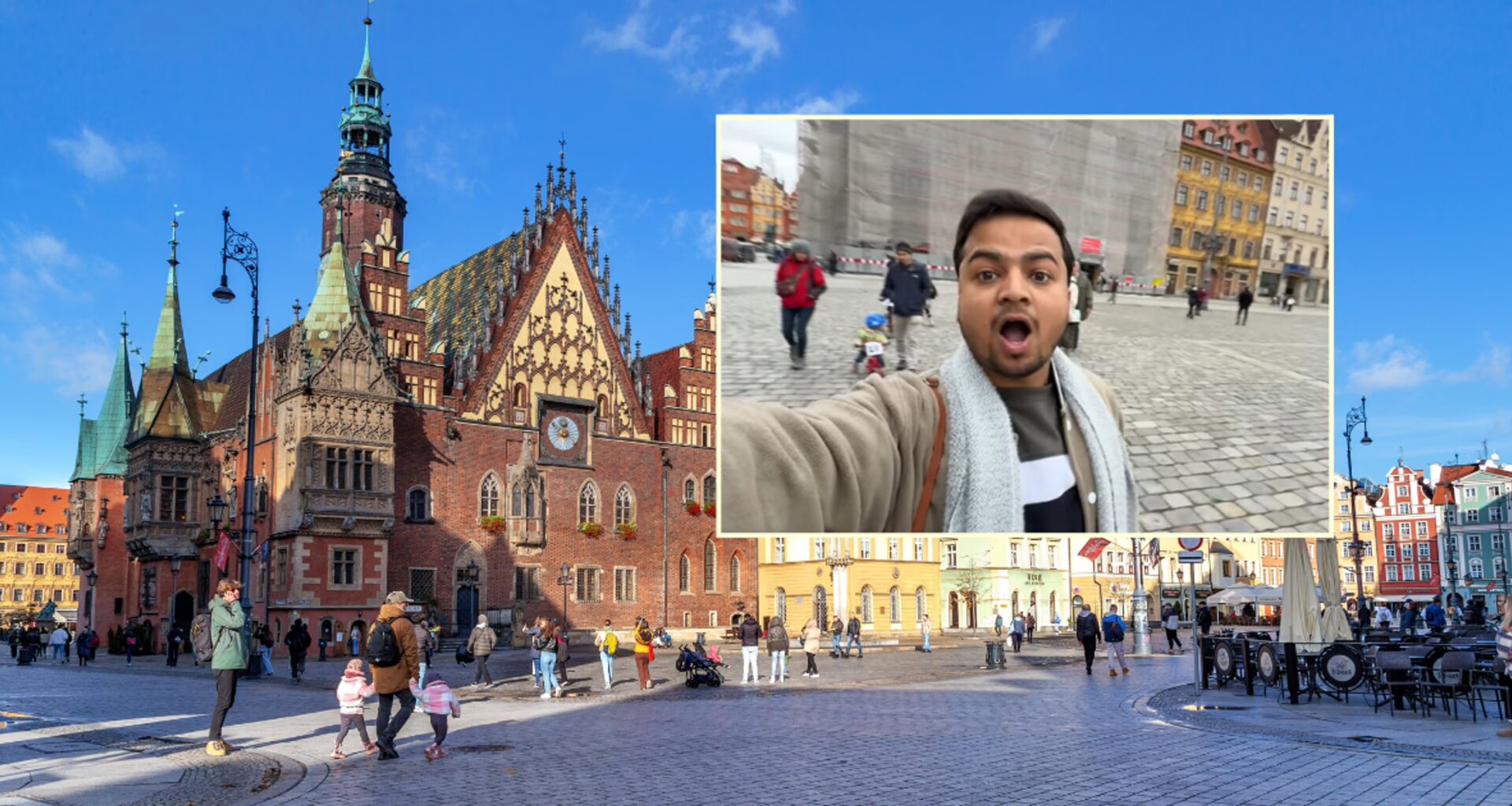 Youtuber z Indii mówi, co go zaskoczyło po przyjeździe do Polski