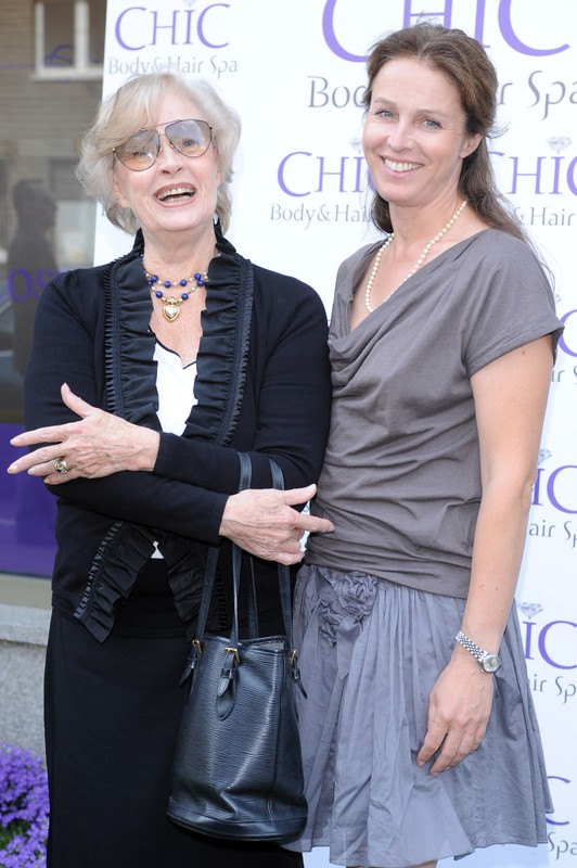 Beata Tyszkiewicz z córką Karoliną Wajdą