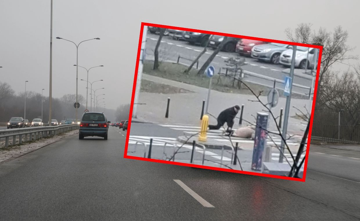 Kierowca wjechał w ogrodzenie. 20-latek po wypadku trafił do szpitala