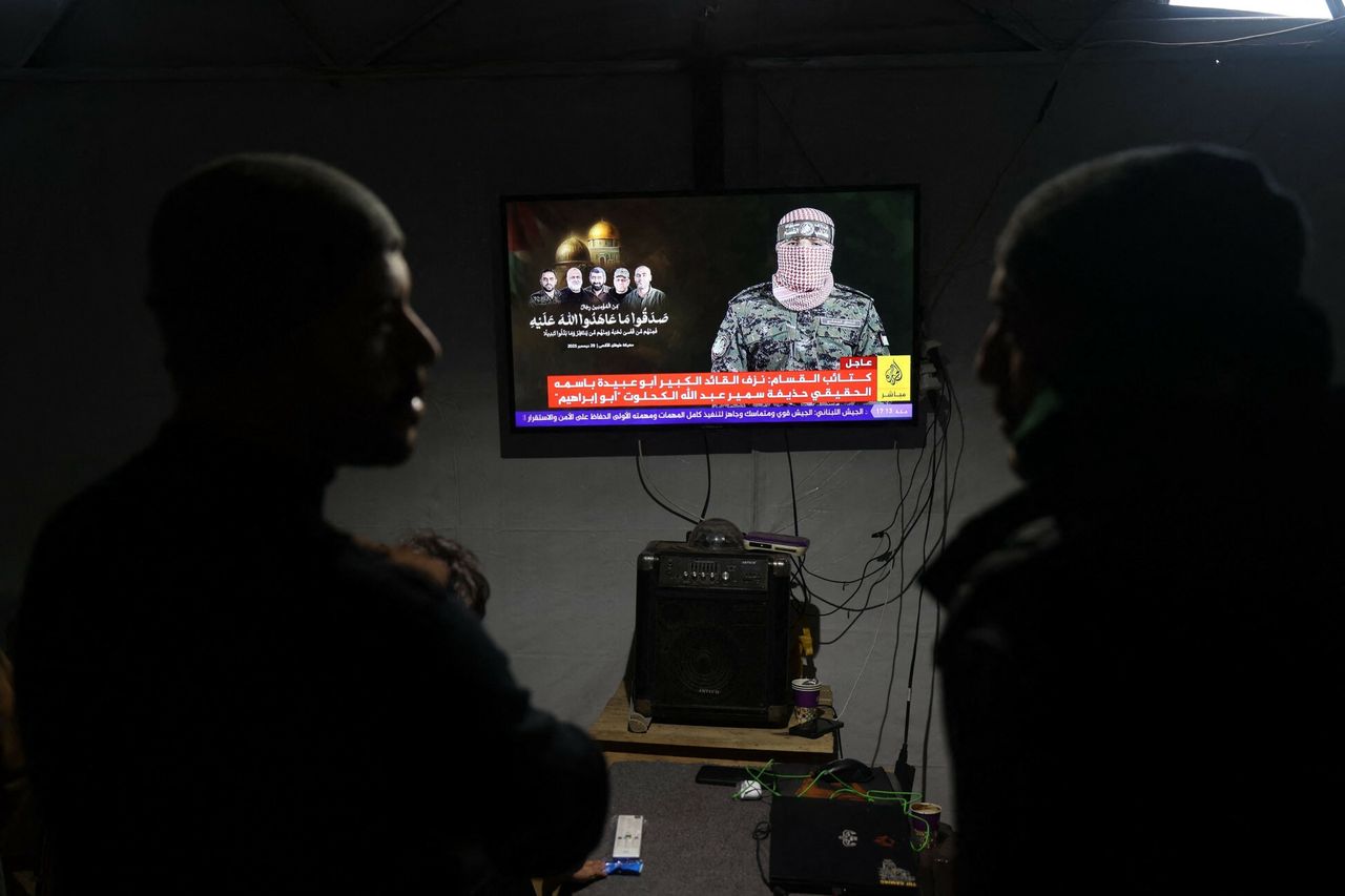 Tajemnicza postać na nagraniu. Wygłosił komunikat o śmierci liderów Hamasu