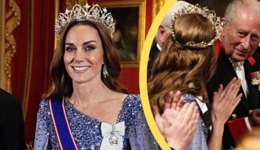 Książę i księżna Walii podczas uroczystego bankietu z okazji wizyty prezydenta Niemiec