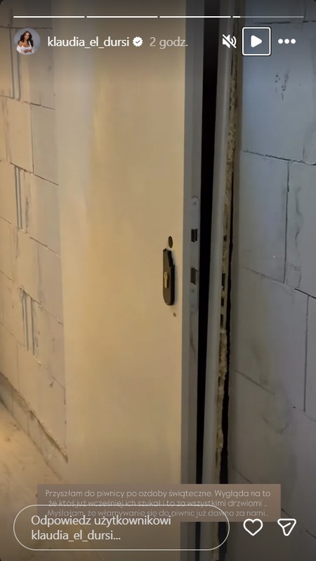 Kadr z profilu Klaudii El Dursi