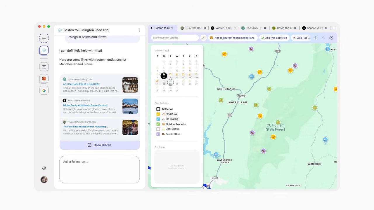 Przykładowa karta GenTab (Źródło: Youtube Google Chrome)