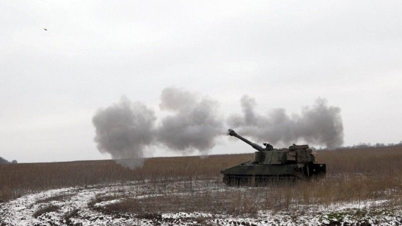 Ukraińska haubica samobieżna M109A3GN.