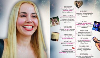 Rok z życia Marianny Schreiber. Przeżyjmy to jeszcze raz: rozstania, powroty, afery... [ROZRYSOWALIŚMY WAM TO]
