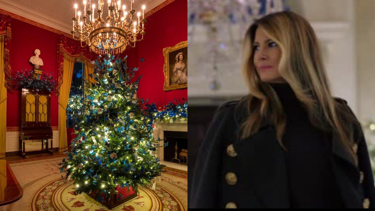 Melania Trump udekorowała Biały Dom na święta