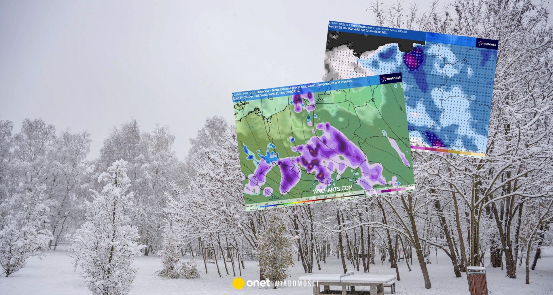 Przełom w pogodzie coraz bliżej. W prognozach widać coraz więcej śniegu