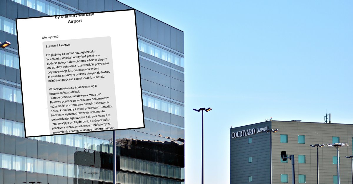 Zarezerwował hotel, dostał dziwną wiadomość. Pracownicy tłumaczą