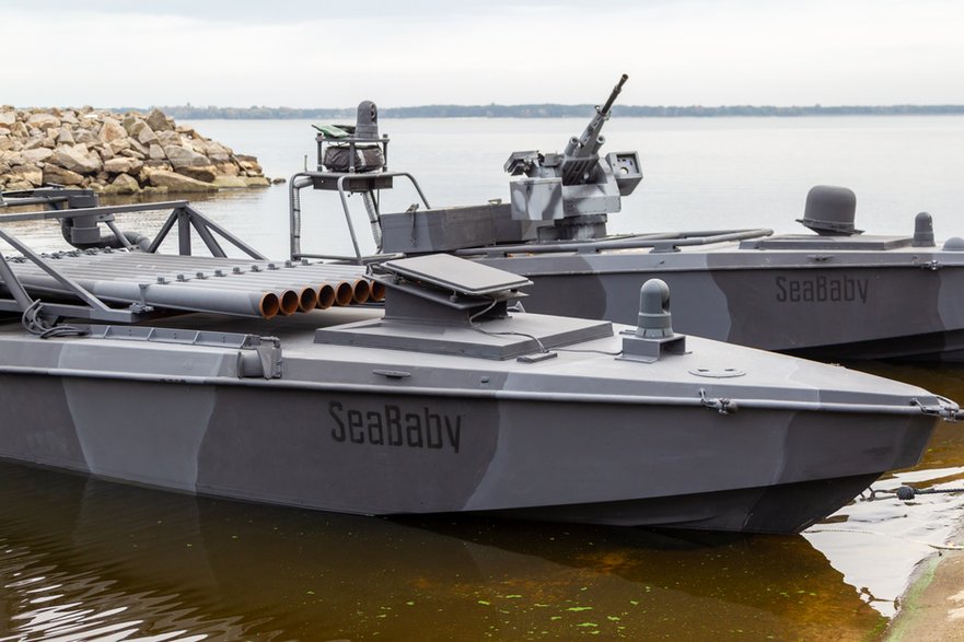 Ukraińskie drony SeaBaby (zdj. ilustracyjne)