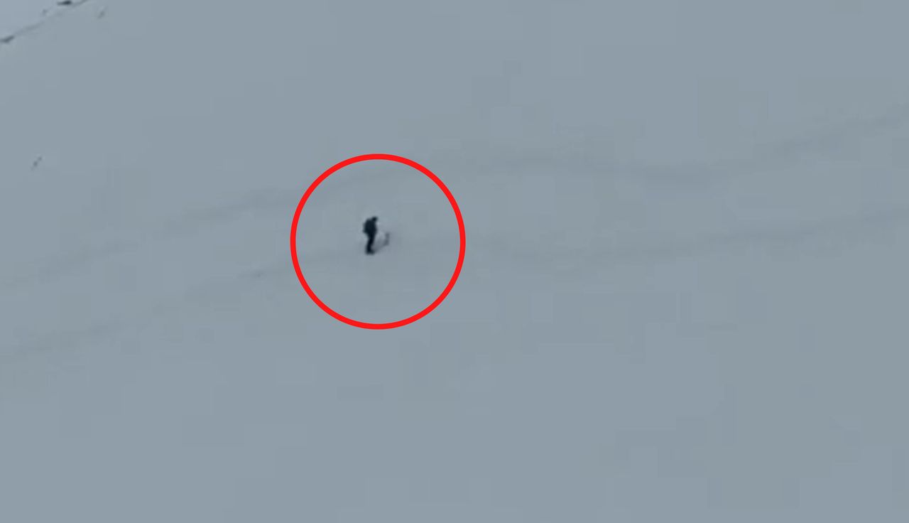 Była na Kasprowym Wierchu. I nagle taki widok. Aż wykonała zbliżenie