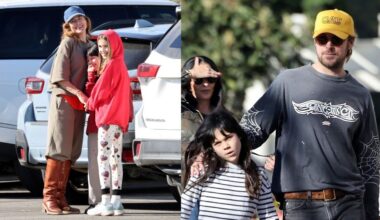 Rzadki widok. Eva Mendes i Ryan Gosling z córkami