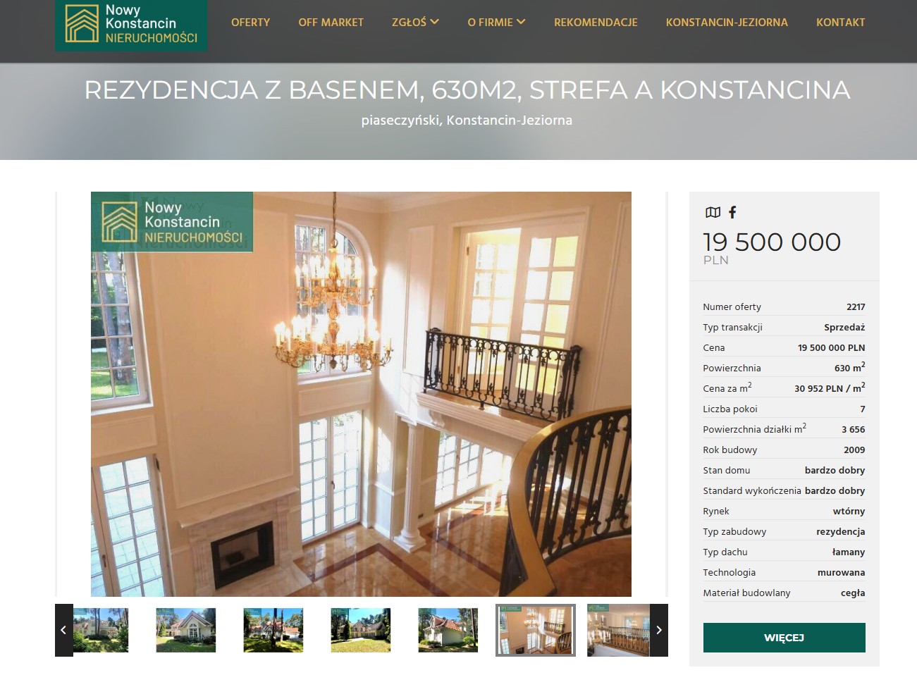 Rezydencja Tomasza Lisa ponownie wystawiona na sprzedaż