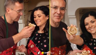 Katarzyna Cichopek i Maciej Kurzajewski zajadają się deserem. Internauci nie kryją emocji