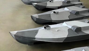 Używane przez Ukraińców drony morskie rodzimej produkcji Sea Baby. Zdj. ssu.gov.ua