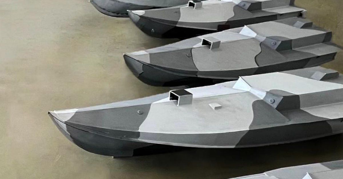 Używane przez Ukraińców drony morskie rodzimej produkcji Sea Baby. Zdj. ssu.gov.ua