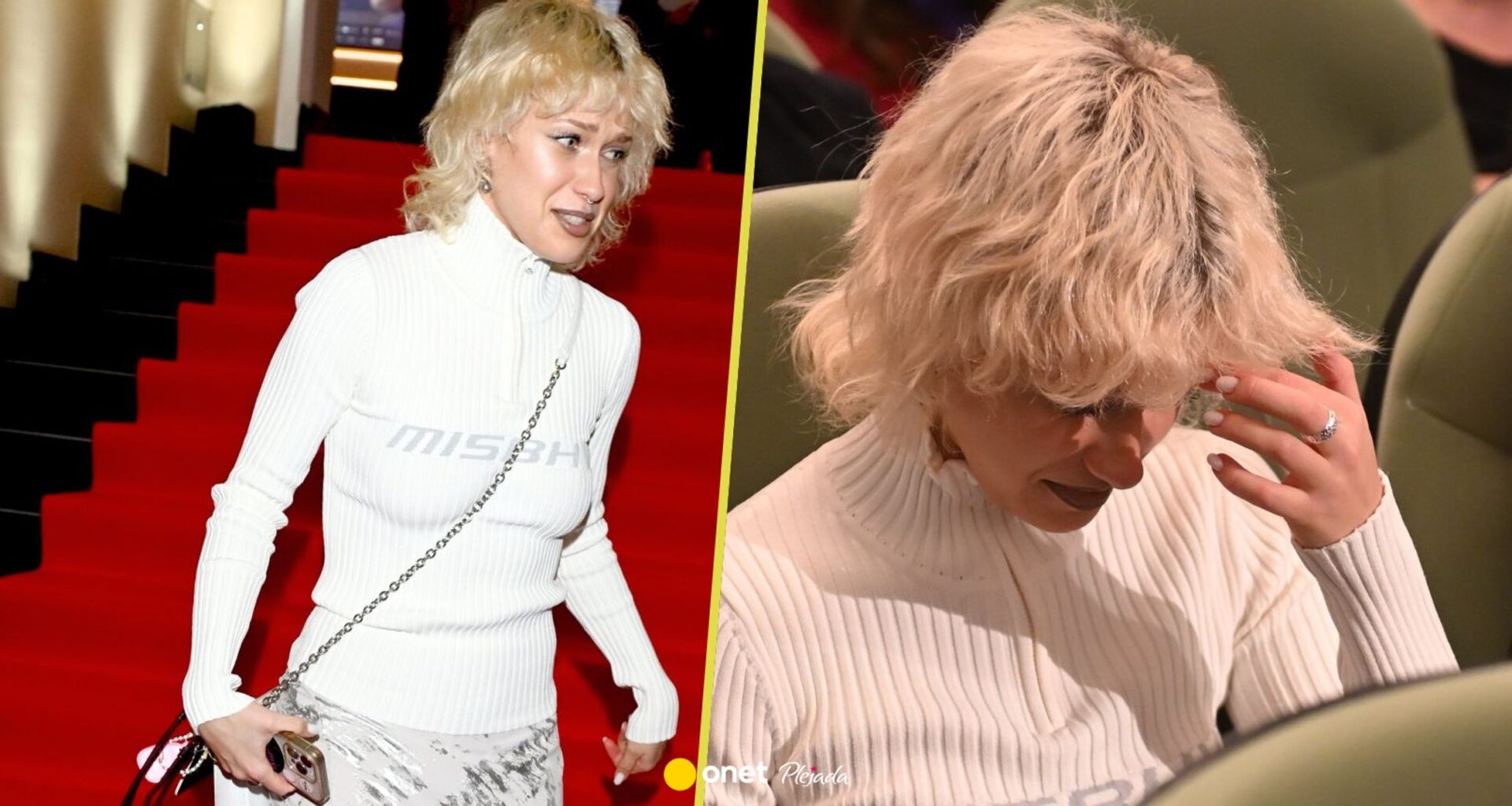 Dziwne zachowanie Heleny Englert na premierze filmu o Janie Englercie. Zniknęła w tłumie