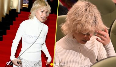 Dziwne zachowanie Heleny Englert na premierze filmu o Janie Englercie. Zniknęła w tłumie