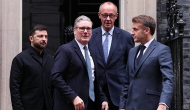 Przywódcy Niemiec, Wielkiej Brytanii, Francji i Ukrainy na spotkaniu w Londynie 8 grudnia