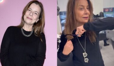 Agata Kulesza chwyciła za nożyczki. Przeszła metamorfozę - Onet