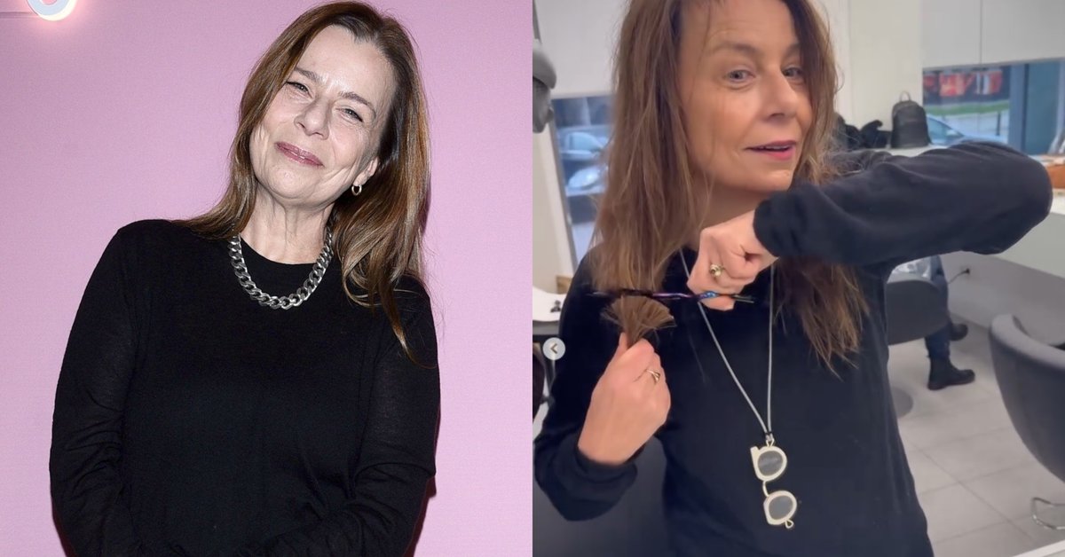 Agata Kulesza chwyciła za nożyczki. Przeszła metamorfozę - Onet