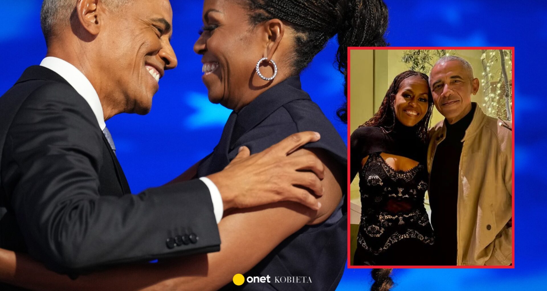 Michelle i Barack Obamowie na święta. Niedawno wieszczono im rozwód