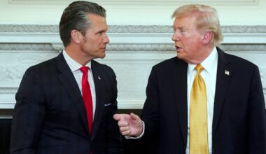Pete Hegseth i Donald Trump