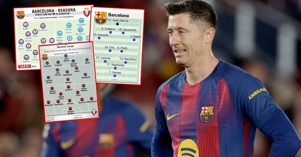 Tak ma wyglądać wyjściowy skład Barcy na mecz z Osasuną