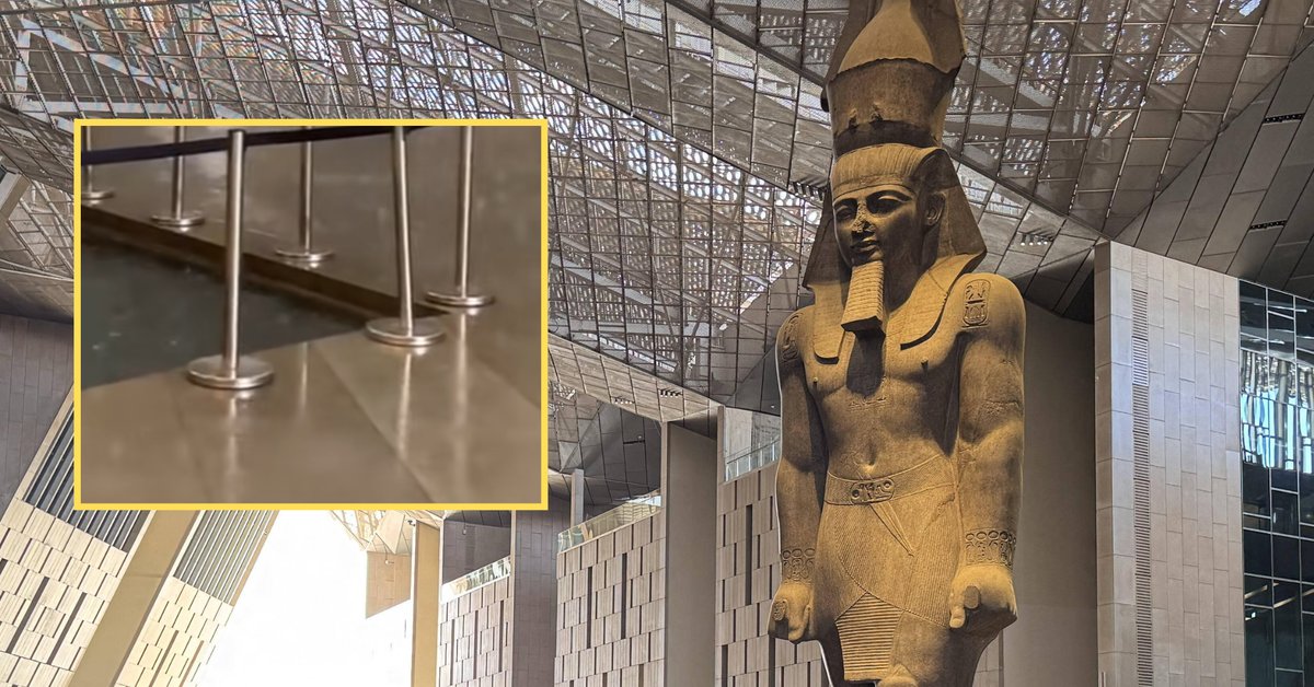 Woda przedarła się przez dach ogromnego muzeum. To nie wada konstrukcyjna