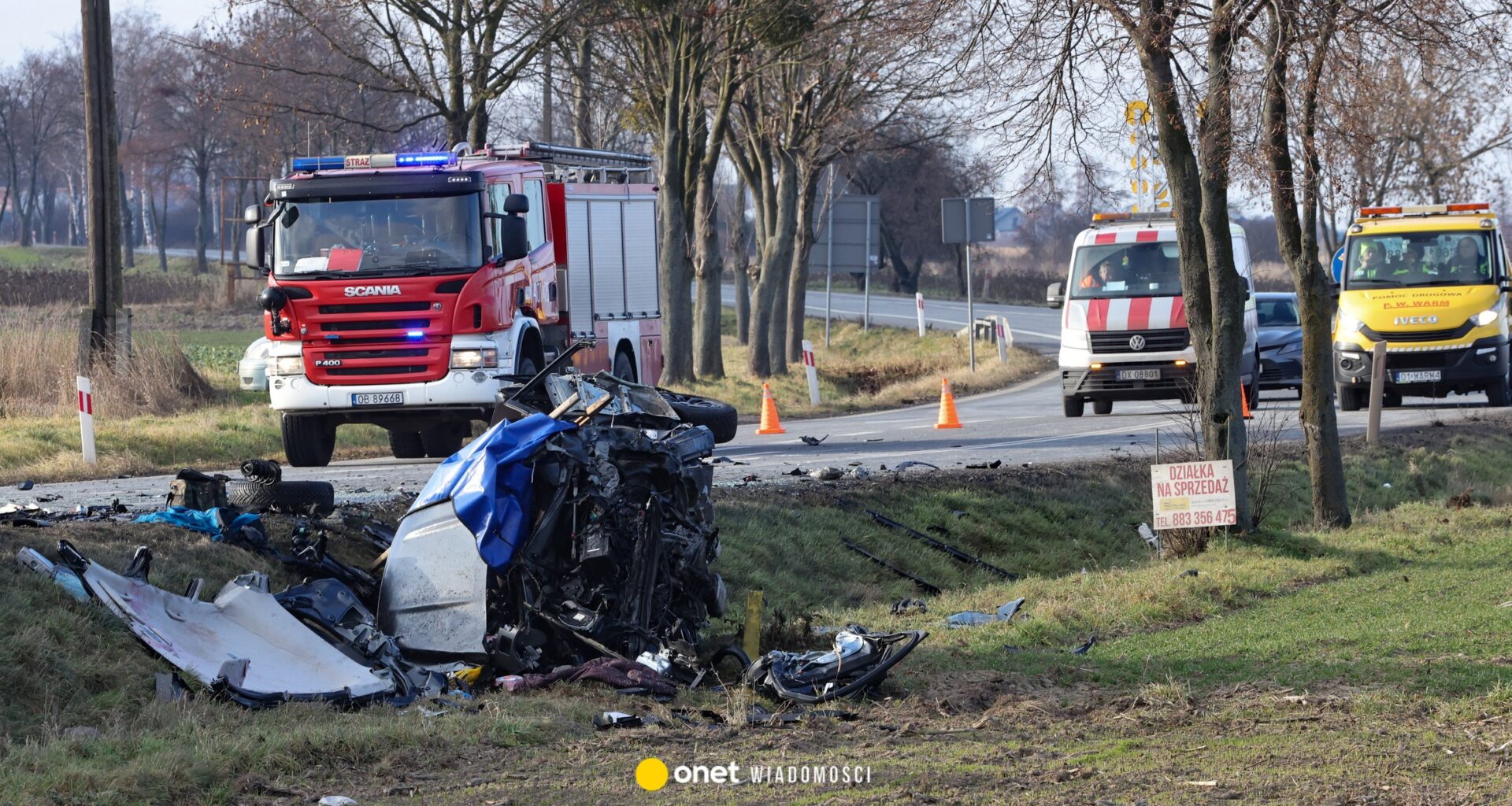Tragedia na drodze, nie żyje sześć osób. "Potrzebne będą badania DNA"