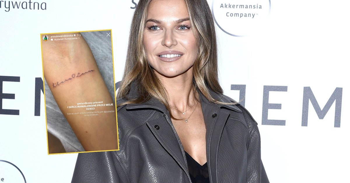Nowy tatuaż Anny Lewandowskiej