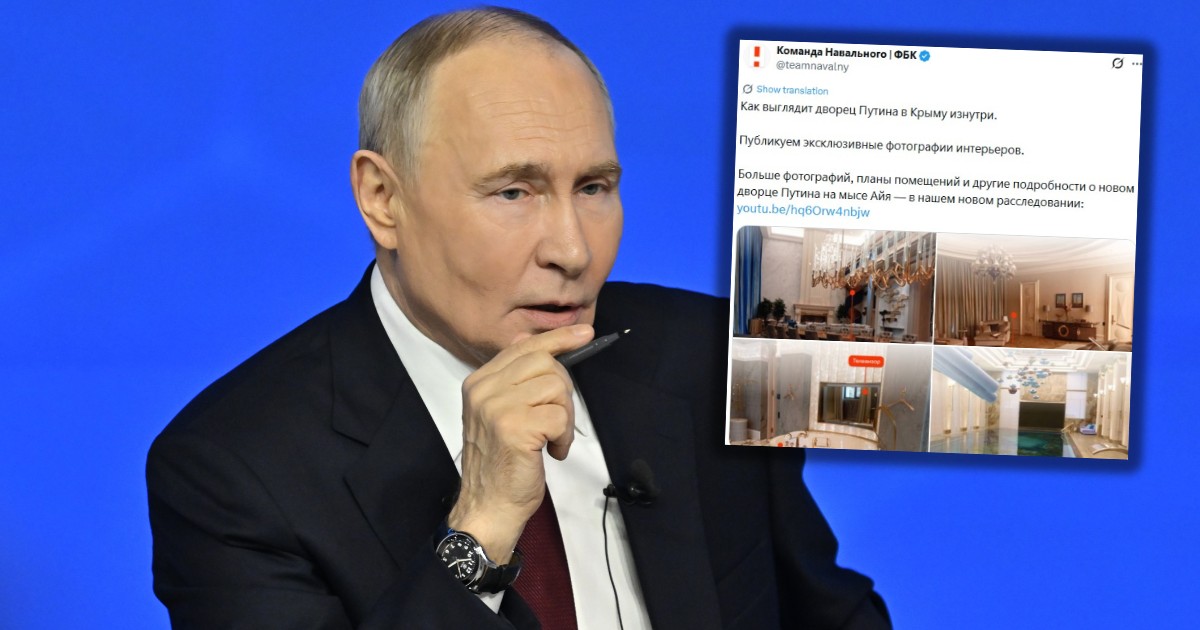 Tajemniczy pałac Władimira Putina na Krymie. Tak wygląda w środku
