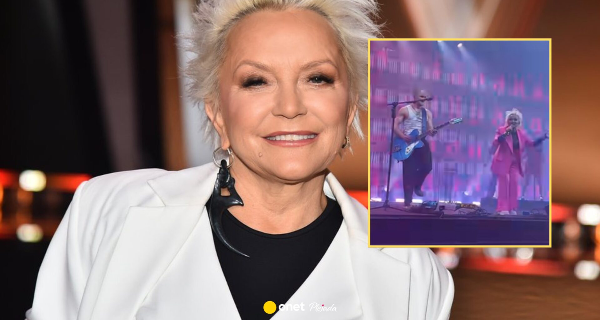 Małgorzata Ostrowska wystąpiła na scenie. Kilka dni temu pochowała męża